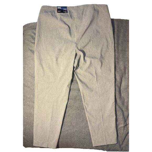 INC Womens Sz22 Skinny Leg Crop Mid Rise Tummy Control Pull On Dress Pants NWT - Picture 6 of 13